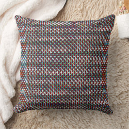 Abstract geweven ritmisch patroon ontwerp 1332 kussen