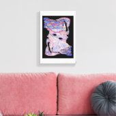 Abstract Geweven Spirit Canvas Kunst (Insitu (Woonkamer))