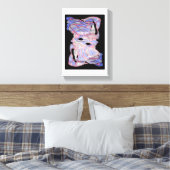 Abstract Geweven Spirit Canvas Kunst (Insitu (Slaapkamer))