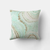 Abstract gewijs V1 Mint ID827 Kussen (Achterkant)