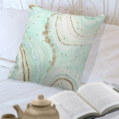 Abstract gewijs V1 Mint ID827 Kussen