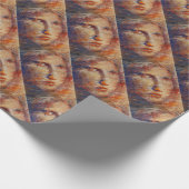Abstract Gezicht Cadeaupapier (Hoek)
