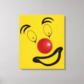 Abstract gezicht clown canvas afdruk (Voorkant)