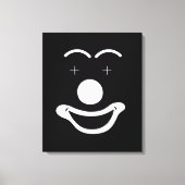 Abstract gezicht clown canvas afdruk (Voorkant)