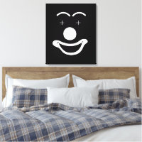 Abstract gezicht clown