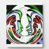 Abstract gezicht Hakuna Matata Art Print Fotoplaat (Voorkant)