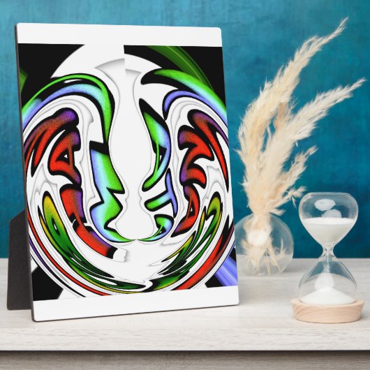 Abstract gezicht Hakuna Matata Art Print Fotoplaat (Zijkant)