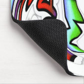 Abstract gezicht Hakuna Matata Art Print Muismat (Hoek)