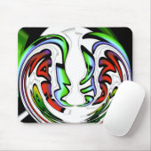 Abstract gezicht Hakuna Matata Art Print Muismat (Met muis)