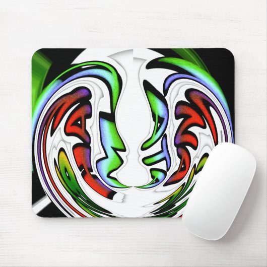 Abstract gezicht Hakuna Matata Art Print Muismat (Met muis)