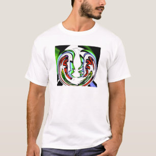 Abstract gezicht Hakuna Matata Art Print T-shirt
