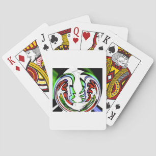 Abstract Gezicht Hakuna Matata Kunstprint Pokerkaarten