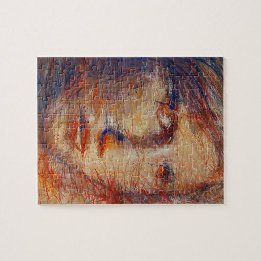 Abstract gezicht legpuzzel (Horizontaal)