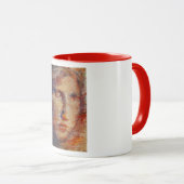 Abstract gezicht mok (Voorkant rechts)