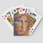 Abstract gezicht pokerkaarten (Achterkant)