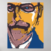 Abstract gezicht poster (Voorkant)