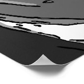 Abstract gezicht poster (Hoek)