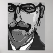 Abstract gezicht poster (Voorkant)