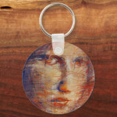 Abstract gezicht sleutelhanger (Voorkant)