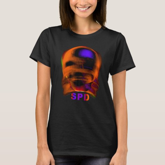 Abstract gezicht t-shirt (Voorkant)