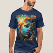 Abstract gezicht t-shirt (Voorkant)