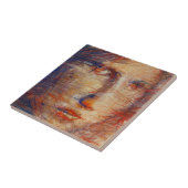 Abstract gezicht tegeltje (Zijkant)