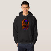 Abstract Gezichtontwerp Hoodie (Voorkant volledig)