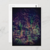 Abstract Ghost-teken en -structuur Briefkaart (Voorkant / Achterkant)