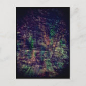 Abstract Ghost-teken en -structuur Briefkaart (Voorkant)