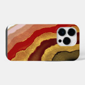 Abstract Gilded Agate iPhone Hoesje (Achterkant horizontaal)
