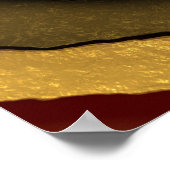 Abstract Gilded Agate Poster (Hoek)