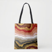 Abstract Gilded Agate Tote Bag (Voorkant)