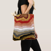 Abstract Gilded Agate Tote Bag (Dichtbij)
