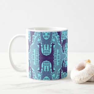 Abstract Giraffe Patroon Koffiemok