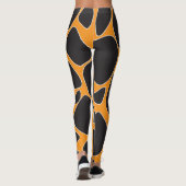 Abstract giraffepatroon leggings (Achterkant)