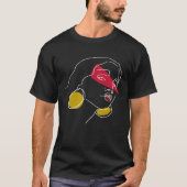Abstract Girl Outline T-shirt (Voorkant)