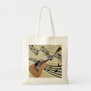 Abstract gitaarTas Tote Bag