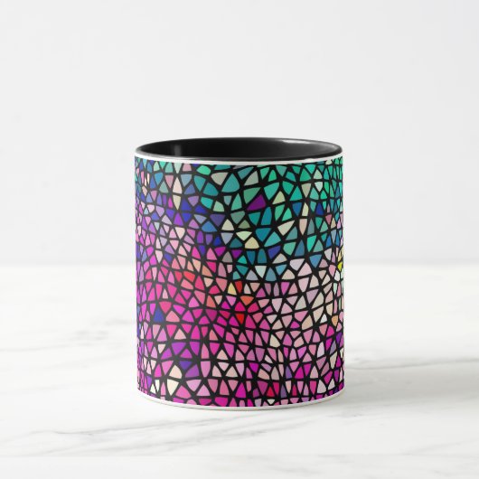 Abstract Glas in lood Art Mok Cup (Midden)