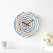 Abstract Glas in lood mozaïekpatroon 3 Grote Klok (Huis)