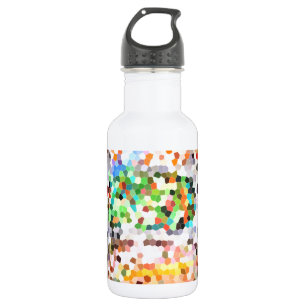 Abstract Glas in lood Sweet Snoep Rood Sinaasappel Waterfles