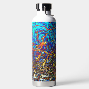 Abstract Glas in lood - Thor Waterfles