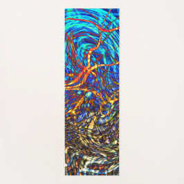 Abstract Glas in lood - Yoga Mat