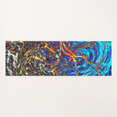 Abstract Glas in lood - Yoga Mat (Voorkant (horizontaal))