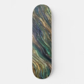 Abstract glas persoonlijk skateboard (Voorkant)