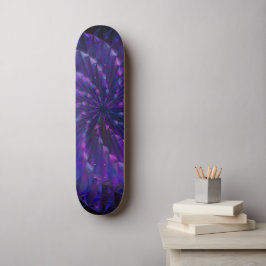Abstract glaswiel persoonlijk skateboard