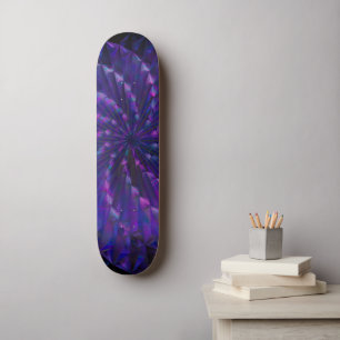 Abstract glaswiel persoonlijk skateboard