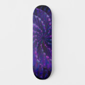 Abstract glaswiel persoonlijk skateboard (Voorkant)