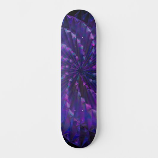 Abstract glaswiel persoonlijk skateboard (Voorkant)