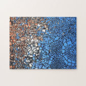 Abstract Glazen mozaïek Legpuzzel (Horizontaal)