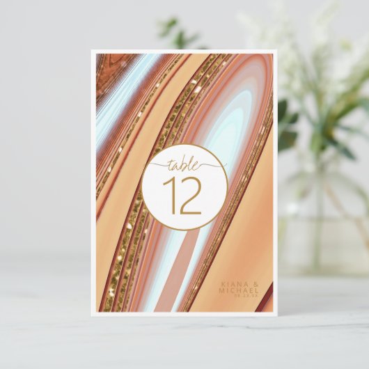 Abstract Glitter Strata Tabelnummer SW ID903 Kaart (Staand voorkant)